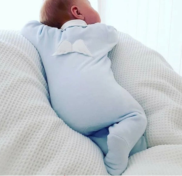 Baby boys angel wings babygrow