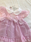 Baby girls smock dress knickers and headband set
