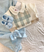 Baby boys footless all in one