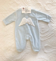 Baby boys angel wings babygrow