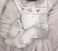 Baby girls lightweight babygrow