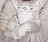 Baby girls lightweight babygrow