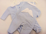 Baby boys angel wings babygrow