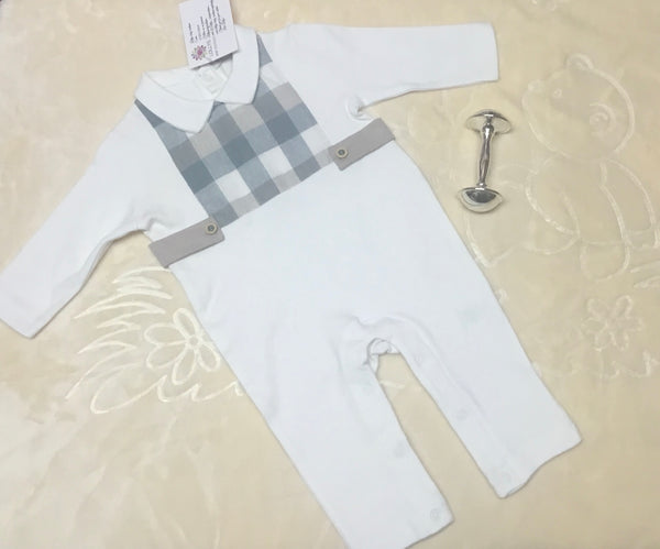 Baby boys footless all in one