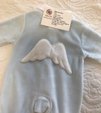 Baby boys angel wings babygrow