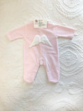 Baby girls angel wings babygrow