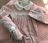 Baby girls smocking Magnolia sets