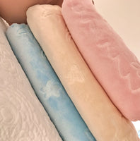 Baby boys baby girls Spanish large cot size valour blankets