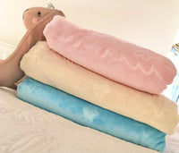 Baby boys baby girls Spanish large cot size valour blankets