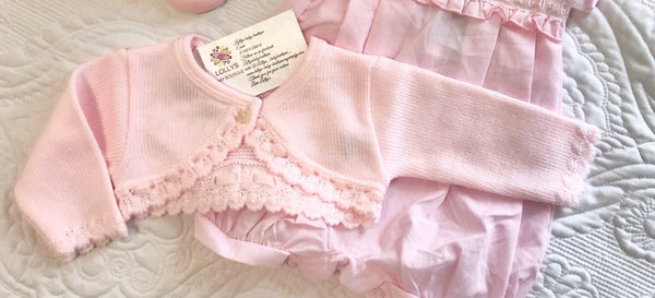 Baby girls knitted bolero