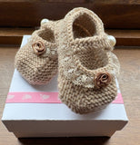 Lace & rose bud slippers girls Tinkerbell