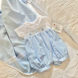 Baby boys sail boat romper