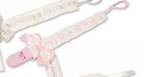 Baby girls dummy clip