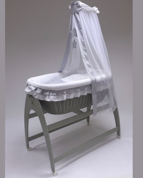 Miranda Quattro. Grey basket . New style Cot
