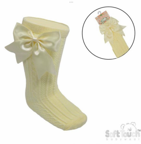 Baby girls bow socks