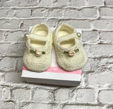 Lace & rose bud slippers girls Tinkerbell