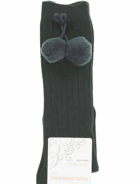 Baby boys Carlomagno Pom Pom socks