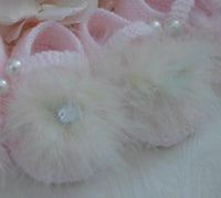 Baby girls  fluff Tinkerbell slippers