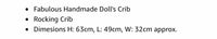 Cribs Dolls baby girls