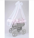 Ophelia Quattro. Pink. Heart wheels. Cot .