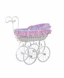 Baby girls dolls pram