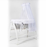 Miranda due white cot