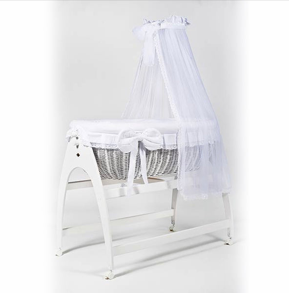 Miranda due white cot
