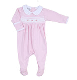 Baby girls smocked  babygrow