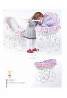 Baby girls dolls pram