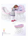 Baby girls dolls pram