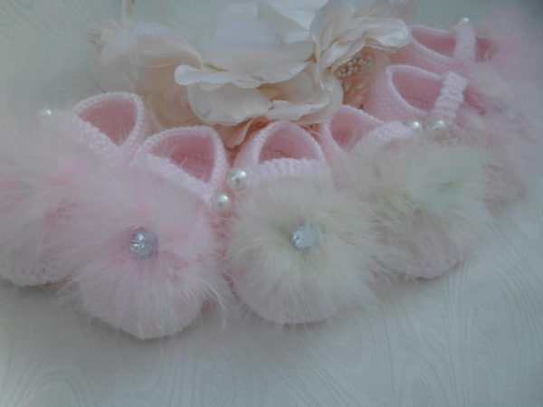 Baby girls  fluff Tinkerbell slippers