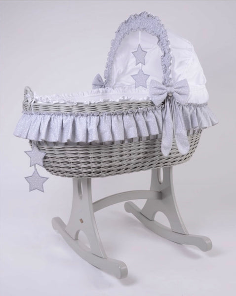 Cloud Quattro . Rocker . Grey. Cot